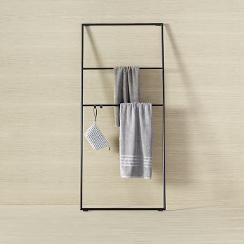 Burgbad Coco Стеллаж для полотенец 80x180 см, цвет: черный HHRE001