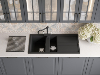 Смеситель для кухни Omoikiri Amagasaki GR leningrad grey 4994232