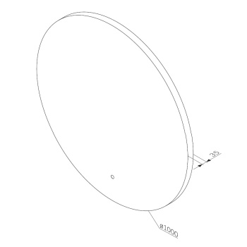 Зеркало с подсветкой AM.PM X-Joy M85MOX41001S