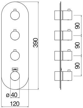 Смеситель для ванны Nobili Seven WE00104/TWM белый