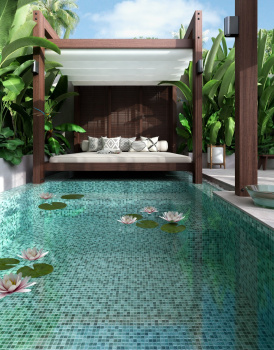 Мозаика на сетке Vidrepur Nature Bali №5608 25x25 м2