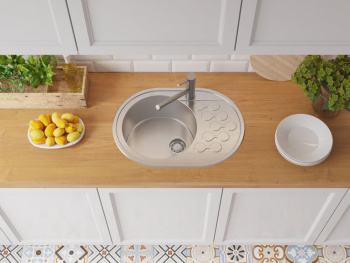 Мойка кухонная Omoikiri Kasumigaura 65 нержавеющая сталь 4993727