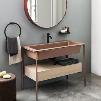 Раковина встраиваемая Cielo I Catini Catino CALAR NI 110 см коричневый