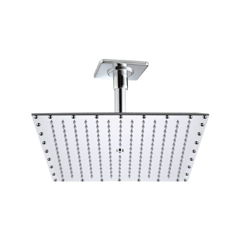 BOSSINI PARIS-RECTANGULAR Верхний душ 400 x 400 мм - потолочный кронштейн 150 мм, цвет: хром H29604.