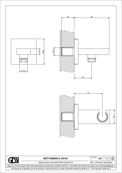 Шланговое подключение Gessi 20161.706 Black Metal PVD