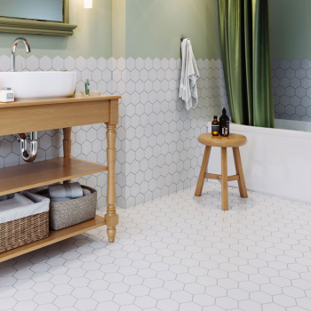 Керамическая мозаика Starmosaic Geometry Hexagon Big White Matt (fq31000/sbh1005) 256x2956 шт