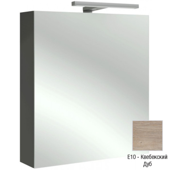 Зеркало-шкаф с подсветкой 60 см Jacob Delafon Odeon Up EB1362G-E10, квебекский дуб