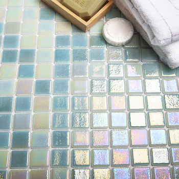 Мозаика на сетке Vidrepur Shell Mix Green 553/554 м2