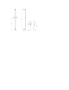 Душевая штанга Ramonsoler с душевым комплектом 776001K3