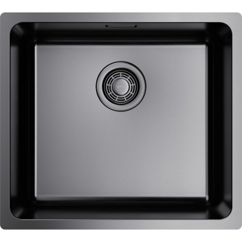 Мойка кухонная Omoikiri Tadzava 49-U GM вороненая сталь 4993076