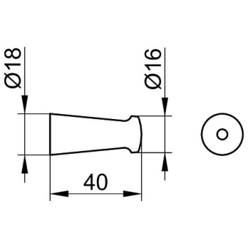 Крючок Keuco City.2 2714010000 хром