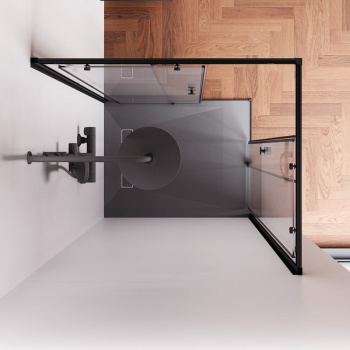 Душевое ограждение AM.PM X-Joy 100x80 W94G-403-100280-BT1K