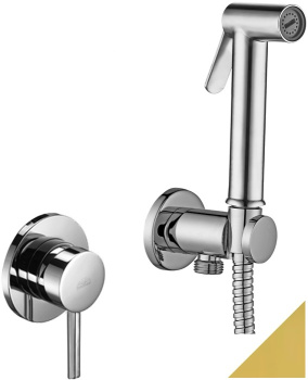 Смеситель с гигиеническим душем Paffoni Tweet Round KITDUP110BO (с внутренней частью)