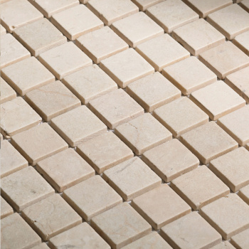 Мозаика натуральный мрамор Starmosaic Classic 20x20 Crema Marfil Matt (jmst027) 305x305x4 шт
