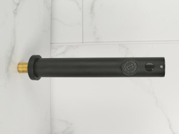 Автоматический настенный кран Nofer для раковины 07263.N черный