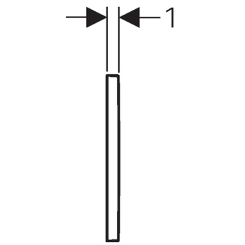 Клавиша смыва Geberit Omega 30 115.080.KK.1