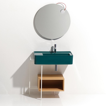 Раковина подвесная Simas Ratio RA75 MENTA 75 см зеленый