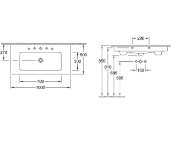 Раковина Villeroy&Boch Venticello 4104ALR1