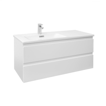 Тумба для комплекта 100 см Jacob Delafon Madeleine EB2054-J5 левая блестящий белый