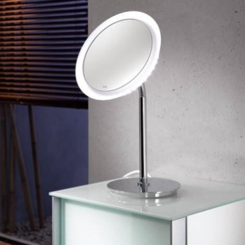 Косметическое зеркало Keuco Bella Vista 22 17606019000 с подсветкой, увеличение x3, хром