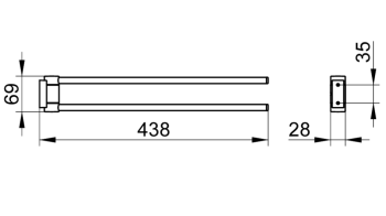 Полотенцедержатель Keuco 14918370000 черный