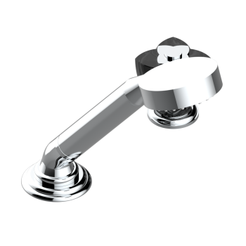 Смеситель на борт ванны THG Petale De Cristal Noir U6D-A02-6532/60A хром