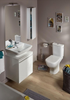 Раковина 45 см Jacob Delafon Struktura EGH111-00, белый белый