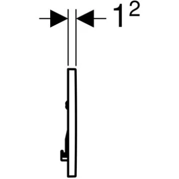 Смывная клавиша Geberit Sigma 30 115.893.JT.1 (не остаются отпечатки пальцев)