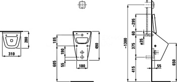 Писсуар Laufen Vila 8.4114.2.000.000.1