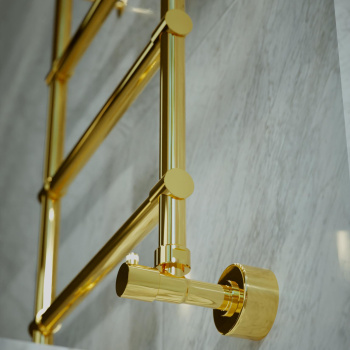 Полотенцесушитель водяной Margaroli Sole 4423704OBN 72x44 бронза