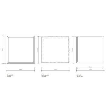 Универсальная коробка Decor Walther Brownie 930860 черная кожа