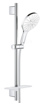 Душевой гарнитур GROHE Rainshower SmartActive 150, 3 вида струй, белая луна 26592LS0
