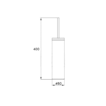 Ершик напольный Stella Lucilla 1054 хром LL 10018 CR00