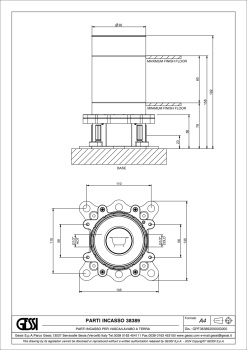 Скртая часть смесителя Gessi Emporio Via manzoni 38389.031 Chrome