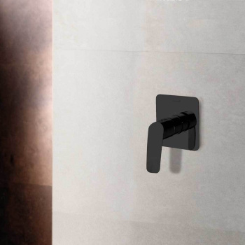 Смеситель для душа Ramonsoler New Fly встраиваемый на 1 выход чёрный 571801SNM