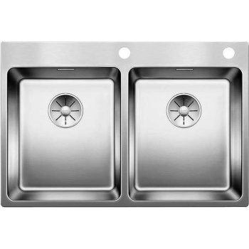 Кухонная мойка Blanco Andano 340/340-IF/A 525248 Полированная сталь