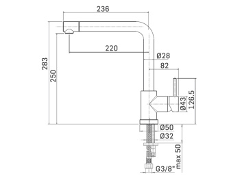 Смеситель для кухни Mamoli PROGRAMMA CUCINA 720800000001