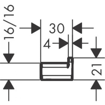 Hansgrohe AddStoris Крючок , золото