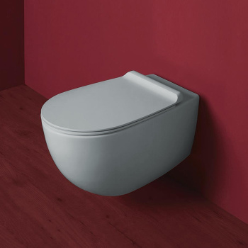 Крышка сиденье для унитаза Simas Vignoni VI 004 tela matt с микролифтом серый