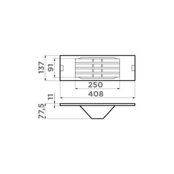 Подставка-сушка для тарелок Omoikiri FG-01 PRO-BL Matt черная матовая 4999045