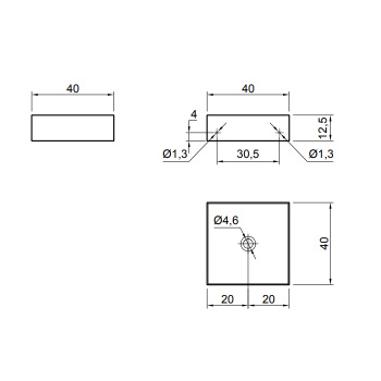 Раковина Antonio Lupi Stratos 40х40, без отв., белый А0002423891