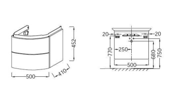 Зеркало Laufen Frame25 4.4740.6.900.144.1
