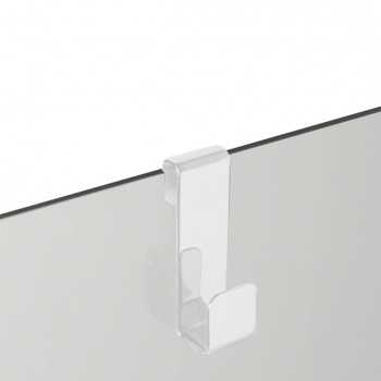 3SC APPY Крючок навесной на стекло, одинарный, цвет: белый матовый APPY1BO