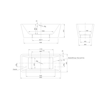 Акриловая ванна KNIEF Mood 180x80 0100-285BM