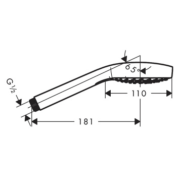 Душевая лейка Hansgrohe Croma 110 Select Е Vario HS 26812400
