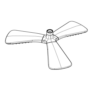 Верхний душ Kludi Fizz 6757805-00