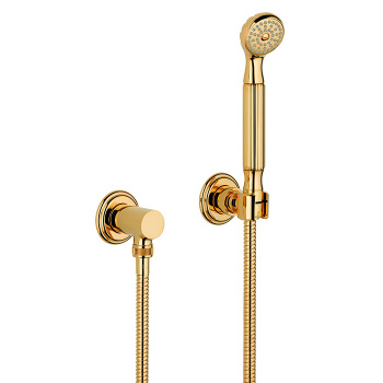 Душевой комплект с ручным душем THG Sun Dragon U5D-F01-52 полированное золото