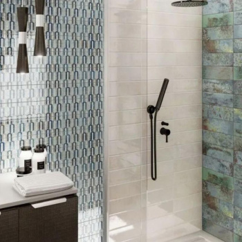 Керамическая плитка Mainzu Bellagio Arco Blu 10x30 см PT03243