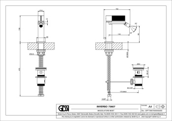 Смеситель для биде Gessi 73607.727 Brass Brushed PVD
