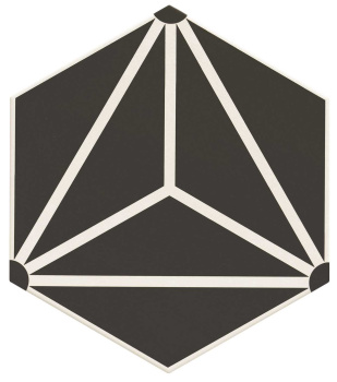 Керамогранит RLN0071 OSAKA BLACK 28.5x33